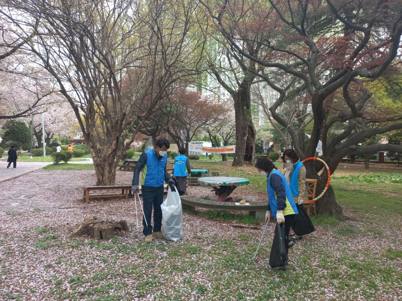 동V-터전, 환경정화활동 실시 이미지