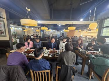 동안구청장, 평안동 사회단체장과의 오찬 간담 이미지