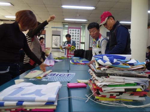 박달2동 폐현수막 재활용 이미지
