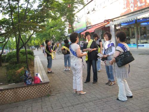 청소년선도켐페인(학원가) 이미지
