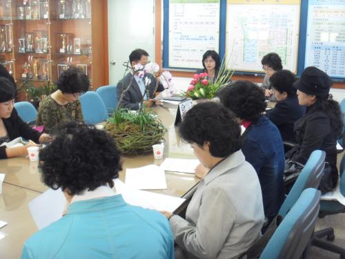 주민자치프로그램 반장 회의(2009.10.28) 이미지