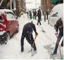 제설작업 실시 이미지
