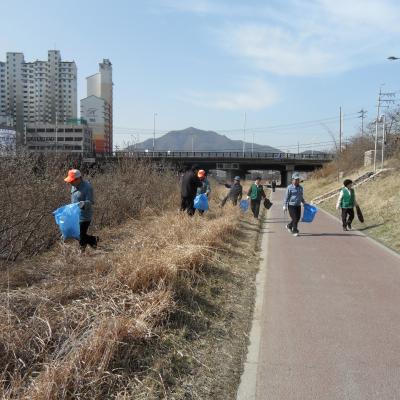 세계 물의 날 기념 하천정화활동 실시 이미지
