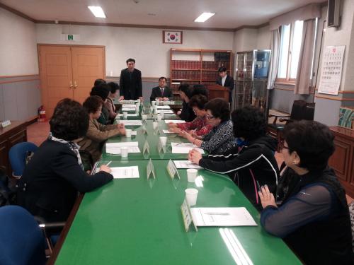 2012년 하반기 주민자치센터 간담회 개최 이미지