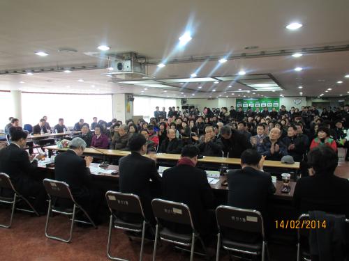 2014년 비산1동 동정보고회(시장과 주민과의 대화)장면 이미지