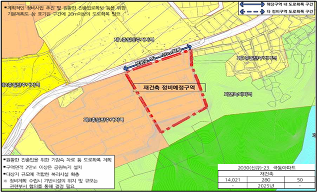  재건축 구역 현황도
