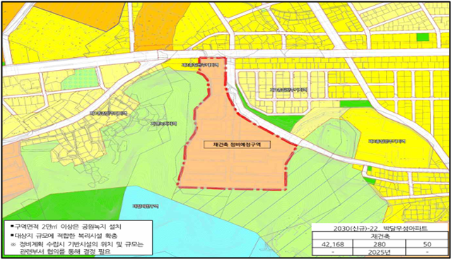  재건축 구역 현황도