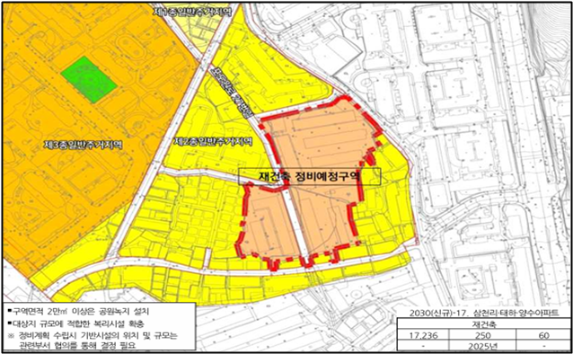  재건축 구역 현황도