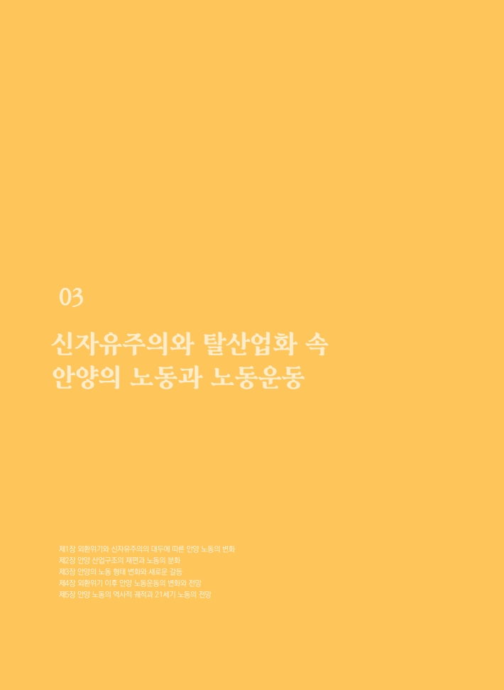 3편 신자유주의와 탈산업화 속 안양의 노동과 노동운동 이미지
