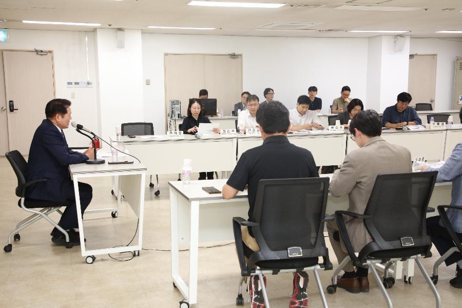공공복합체육시설 건립 타당성 조사 및 기본계획 수립용역 중간보고회