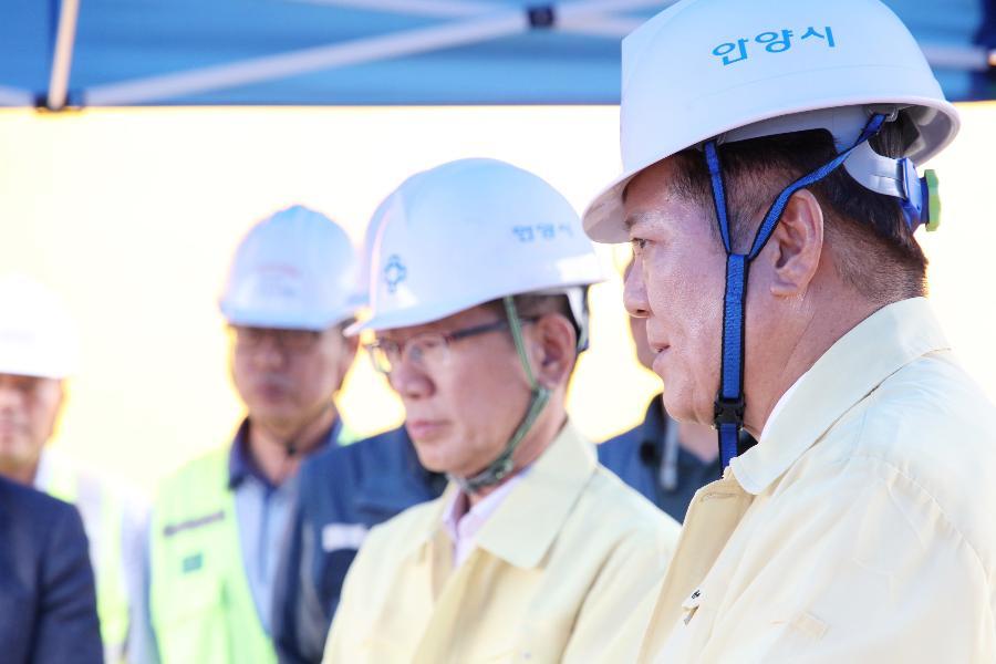 신안산선 붕괴사고 공사현장 방문