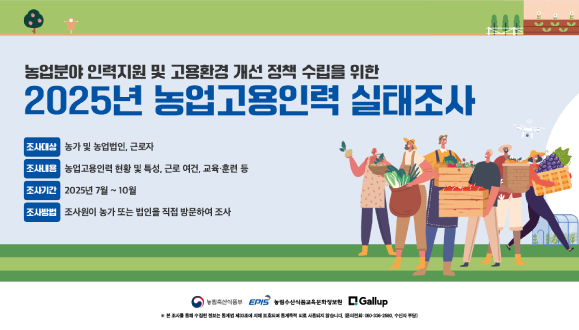2025년 농업고용인력 실태조사