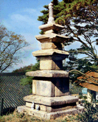 삼막사 삼층석탑 이미지