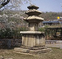 중초사지 삼층석탑 이미지